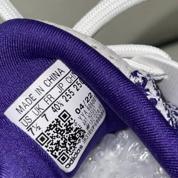 Adidas HQ5867 Ultra Boost 1.0 Washington Huskies White Purple Sneaker Men's 7.5 - Picture 7 of 10